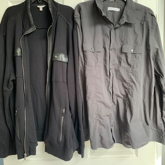 Men's Calvin Klein Jacket And Shirt Size XXL - Picture 10 of 11